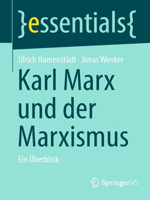cover image of Karl Marx und der Marxismus